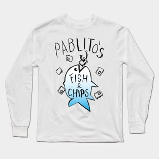 Pablito's Fish and Chips Long Sleeve T-Shirt